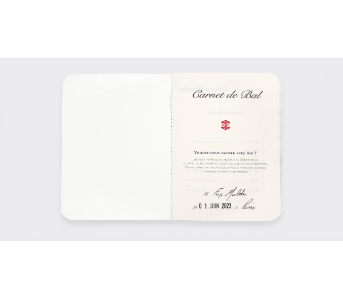 Cinabre Carnet De Bal Spationaute Corail