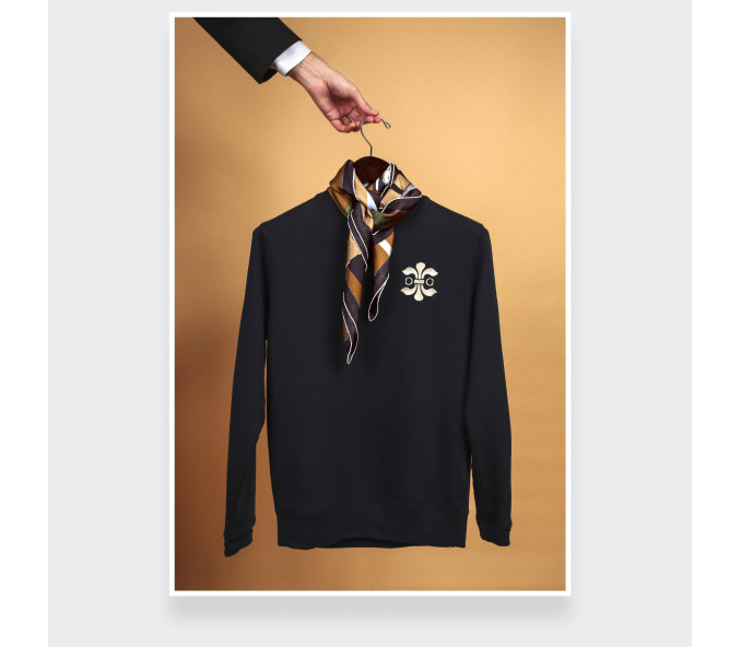 Cinabre Carré Soie 90 Suite Cinabre Havane