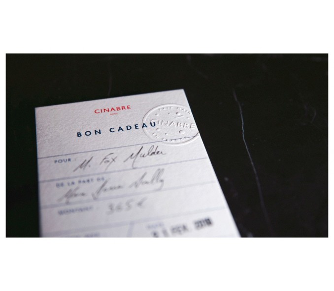 Cinabre Carte Cadeau Cravate 1