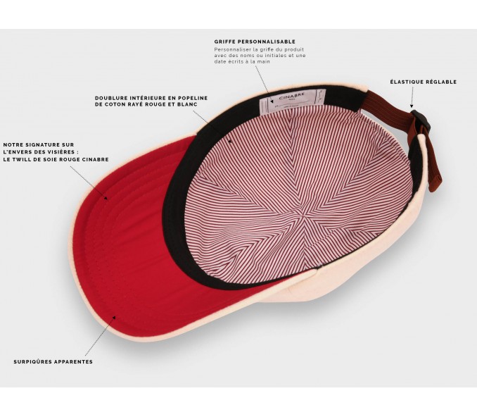 Cinabre Casquette Flanelle N°2