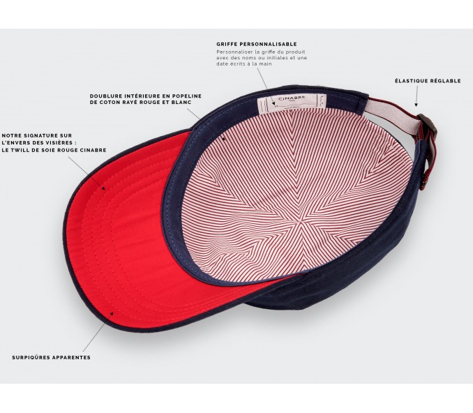 Cinabre Casquette Flanelle N°3