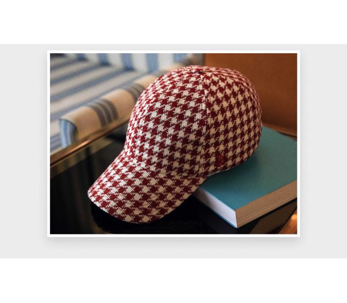 Cinabre Casquette Pied De Poule N°6