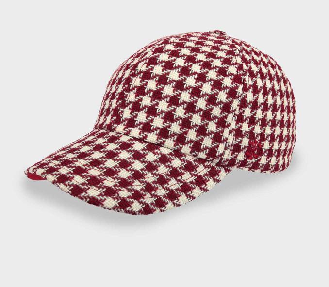 cinabre Casquette Pied de Poule N°6