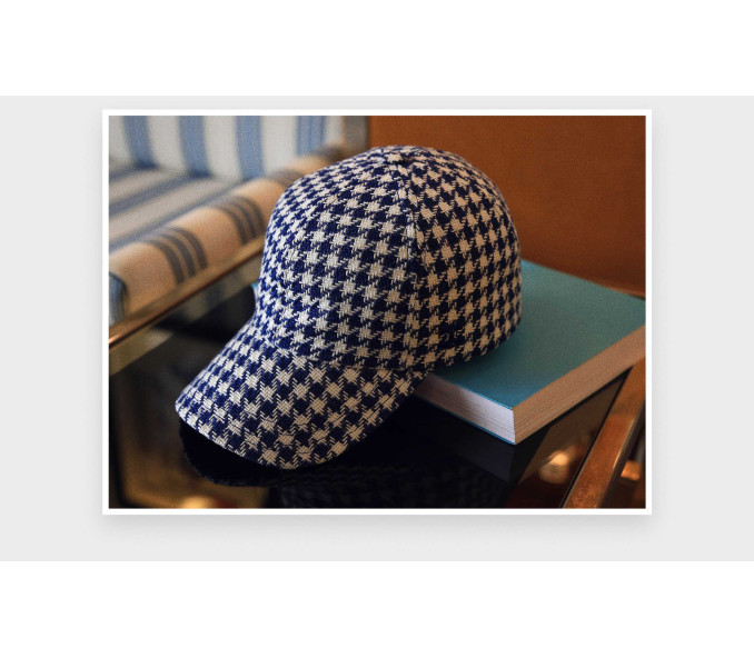 Cinabre Casquette Pied De Poule N°7