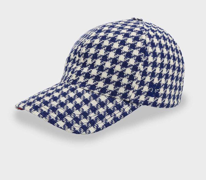 cinabre Casquette Pied de Poule N°7