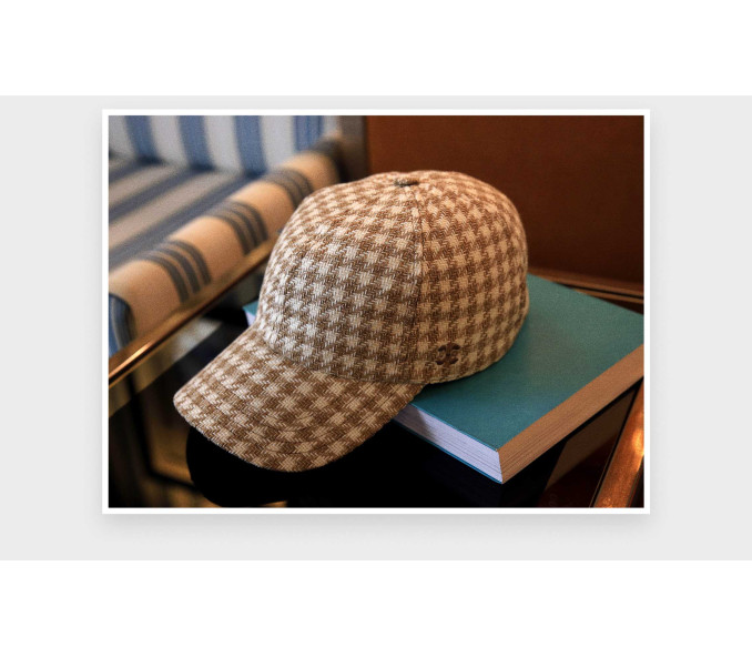 Cinabre Casquette Pied De Poule N°8