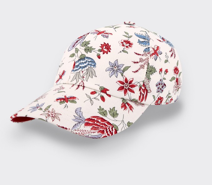 cinabre Casquette Pompadour Blanc