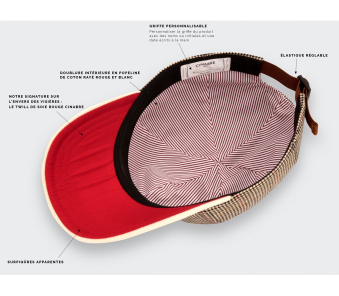 Cinabre Casquette Sark N°2