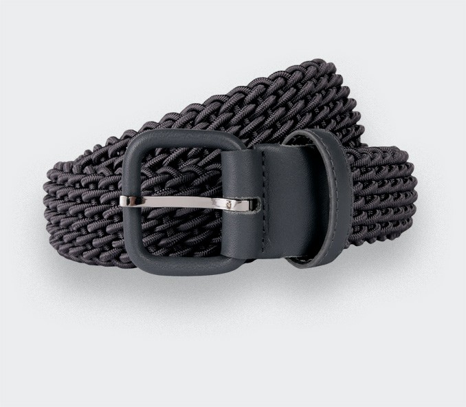 cinabre Ceinture tressée Grise