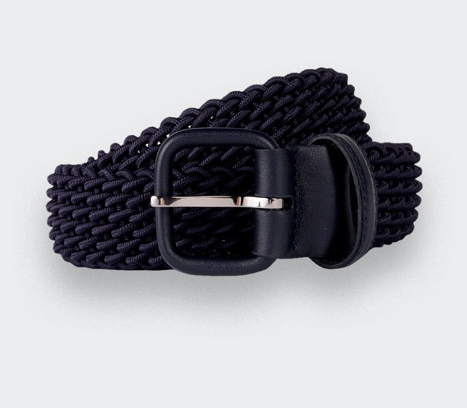 cinabre Ceinture tressée Marine