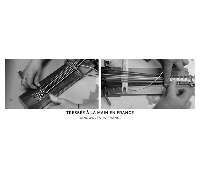 Cinabre Ceinture Tressée Sable