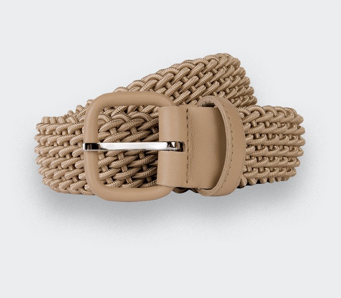 cinabre Ceinture tressée Sable