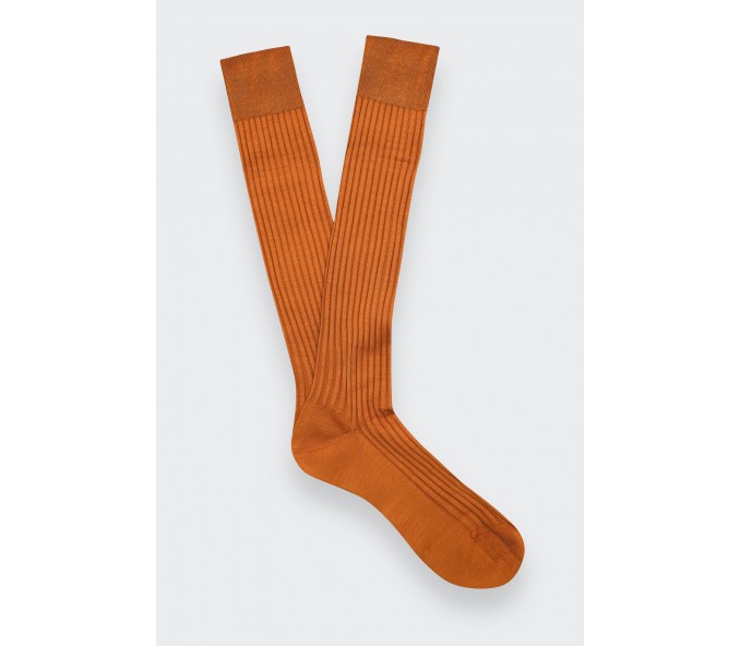 Cinabre Chaussettes Mi-bas Homme Unies Cumin