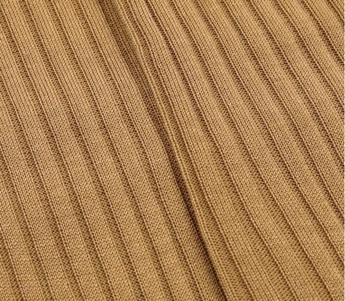 Cinabre Chaussettes Mi-bas Homme Unies Kaki Clair