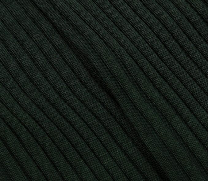 Cinabre Chaussettes Mi-bas Homme Unies Vert Foncé