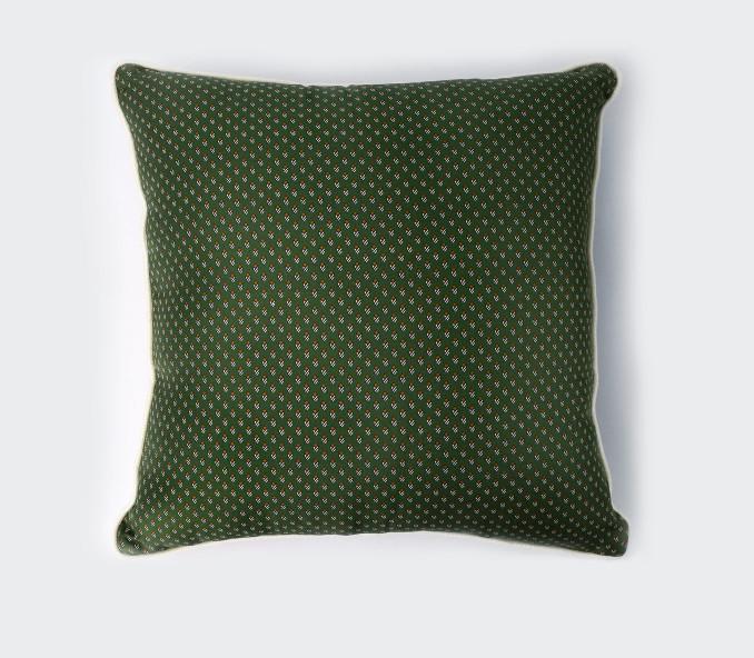 cinabre Coussin Grand Pan Vert