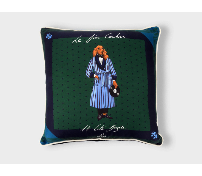 Cinabre Coussin Le Disc Cocker