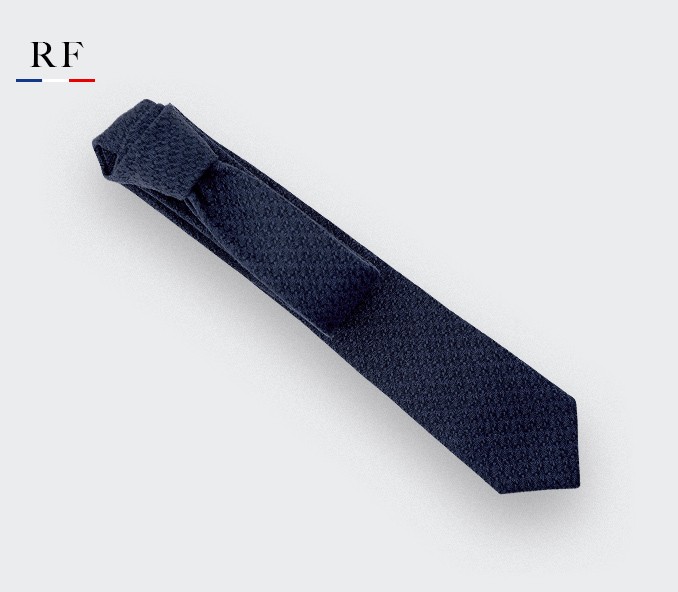 Cinabre Cravate Bleu Cosmique