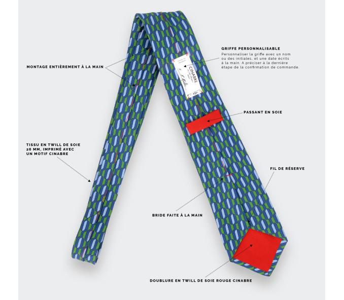 Cinabre Cravate Bouée Grenouille