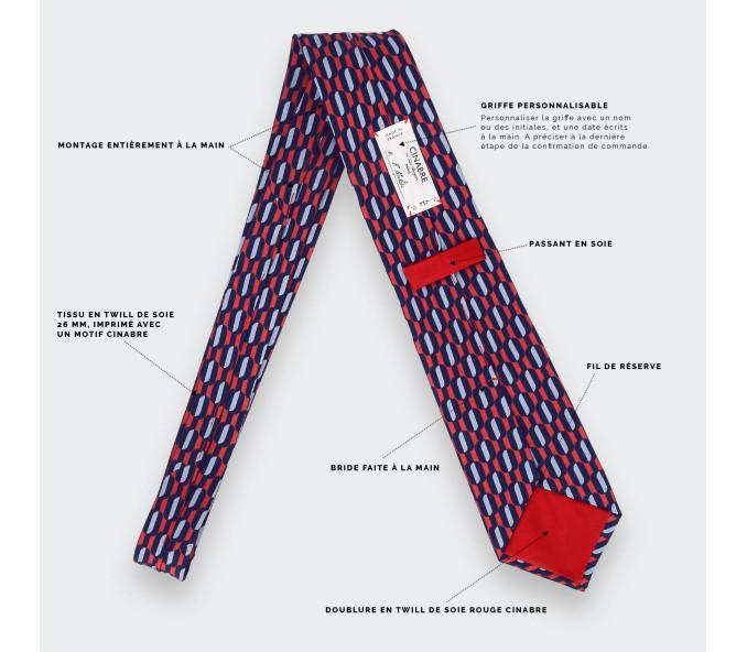 Cinabre Cravate Bouée Rouge Cinabre