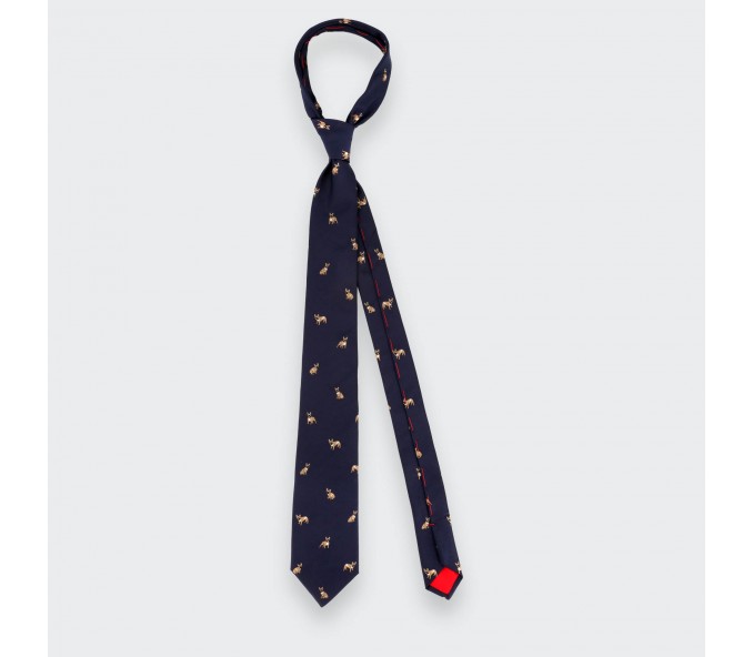 Cinabre Cravate Bouledogue