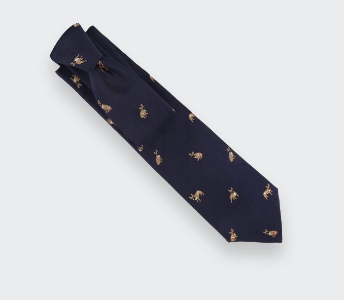 Cinabre Cravate Bouledogue