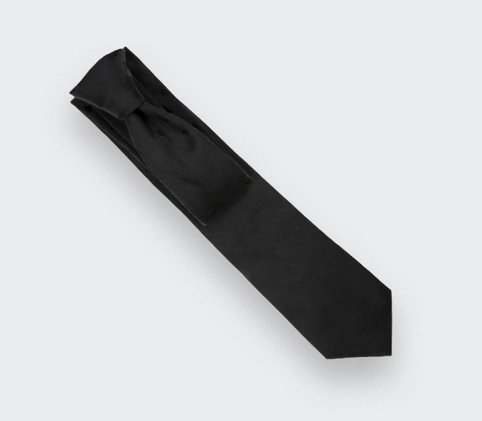 Cinabre Cravate Camo Noir