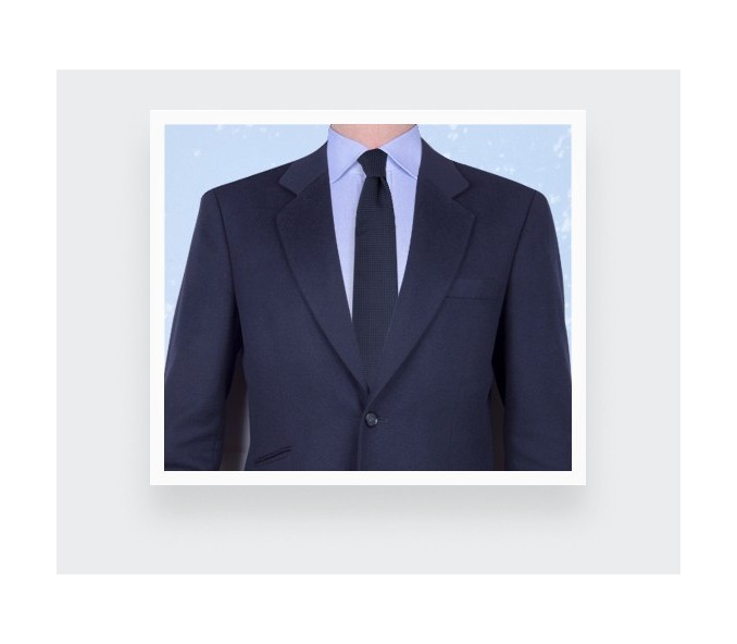 Cinabre Cravate Caviar Soie Bleu Marine