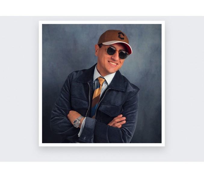 Cinabre Cravate Club Beige Marron Bleu