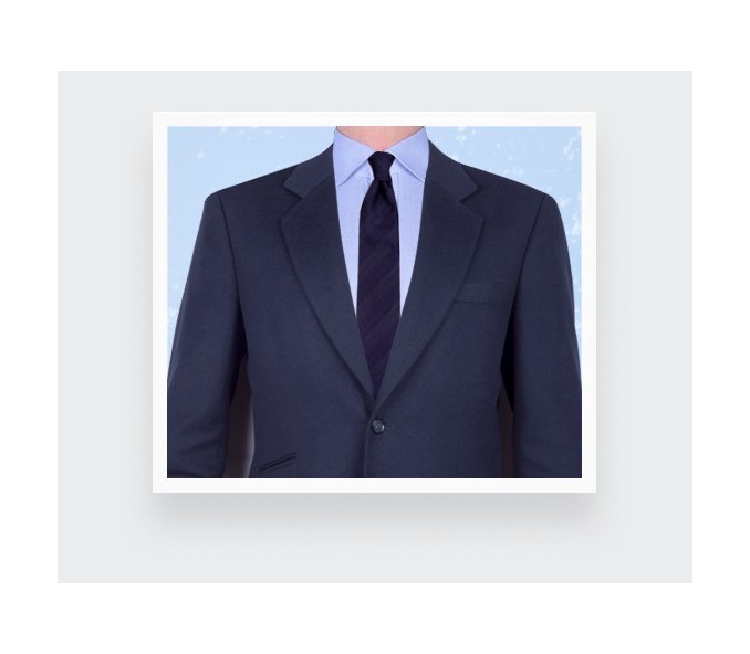 Cinabre Cravate Club Camaïeu Marine