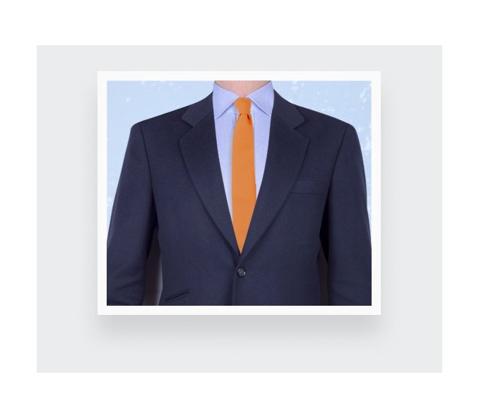 Cinabre Cravate Corail Orange