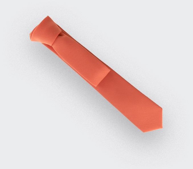 cinabre Cravate Corail rouge