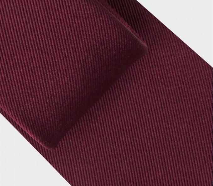 Cinabre Cravate Faille Lie De Vin