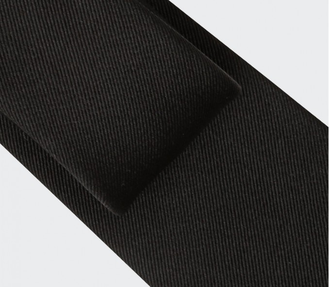 Cinabre Cravate Faille Noir