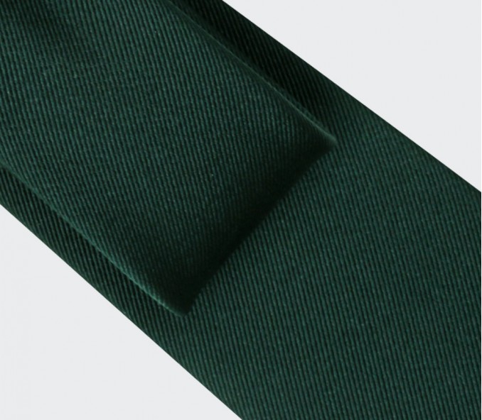 Cinabre Cravate Faille Vert Sapin