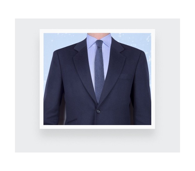 Cinabre Cravate Flanelle Denim