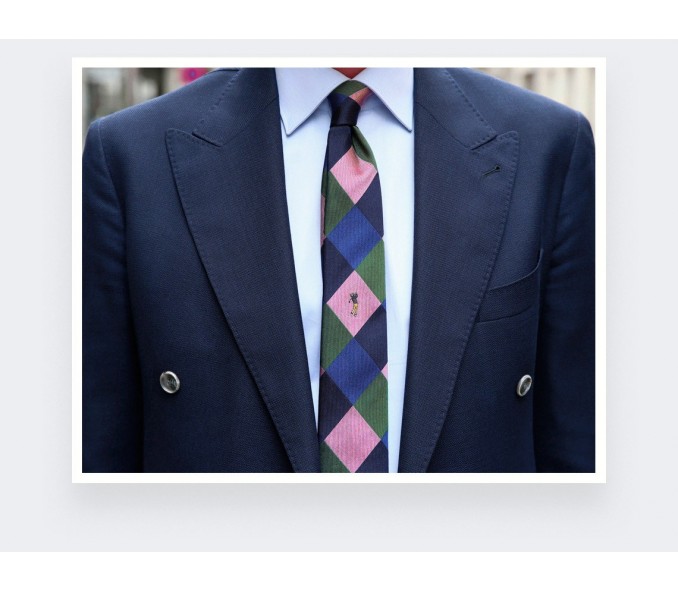 Cinabre Cravate "Golden Bear"