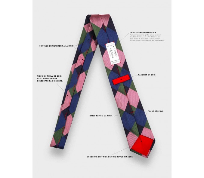 Cinabre Cravate "Golden Bear"