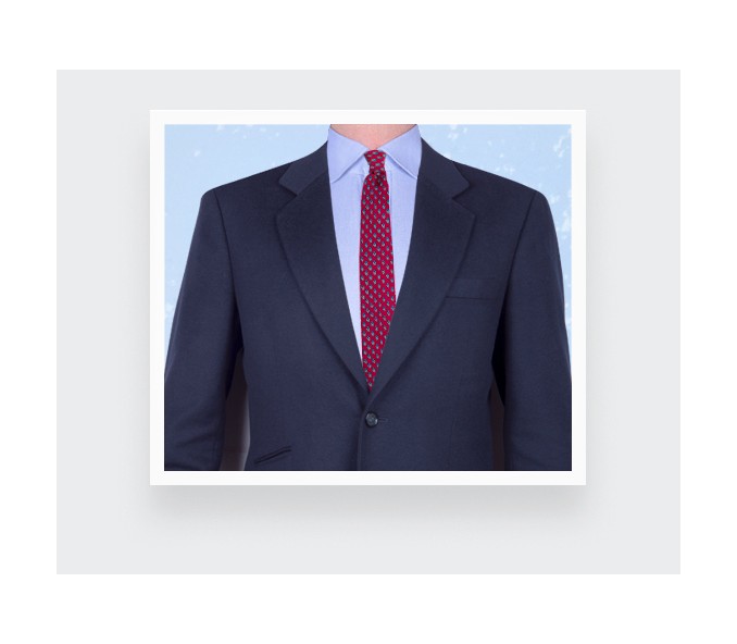 Cinabre Cravate Grand Pan Rose Vif