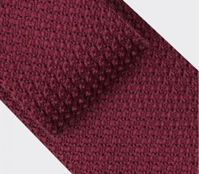 Cinabre Cravate Grenadine De Soie Bordeaux