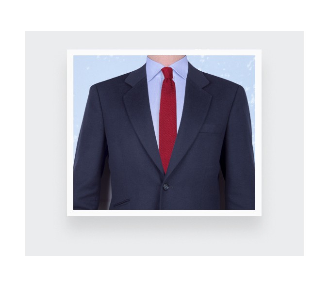 Cinabre Cravate Grenadine De Soie Rouge