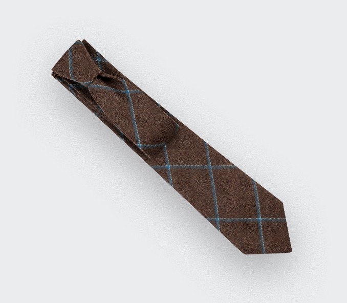 cinabre Cravate Guernesey Marron