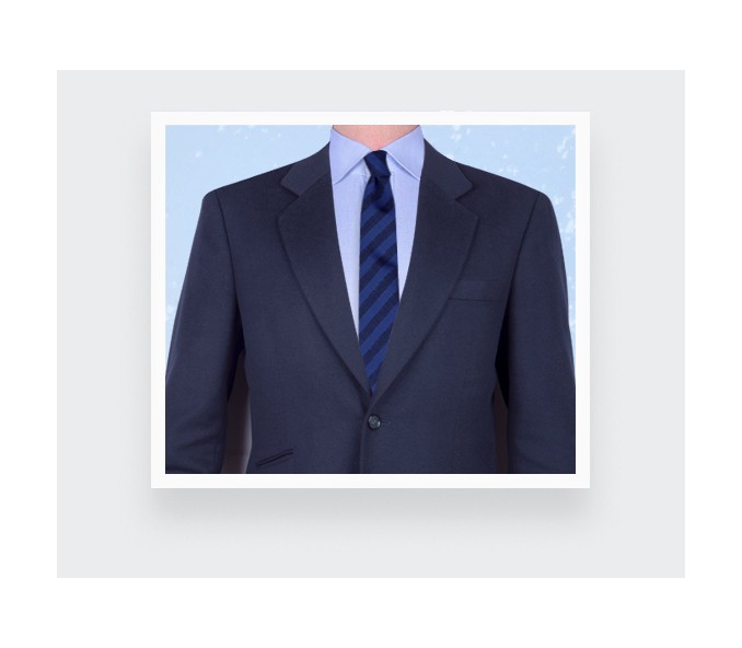 Cinabre Cravate Guéthary Bleu