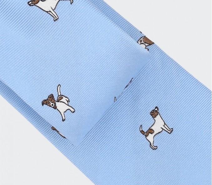 Cinabre Cravate Jack Russell