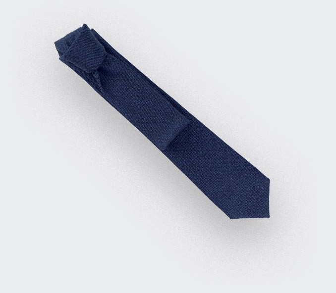 cinabre Cravate Kevlar Bleu Marine