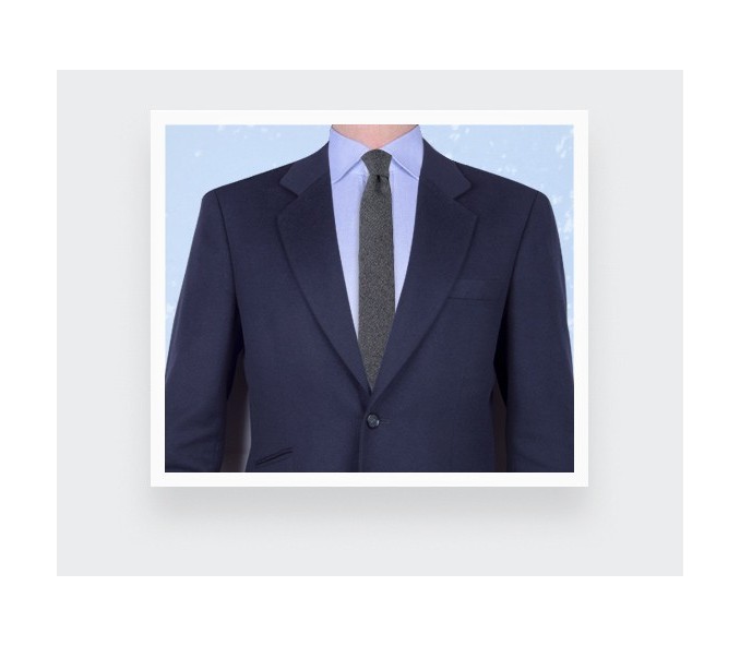 Cinabre Cravate Kevlar Gris