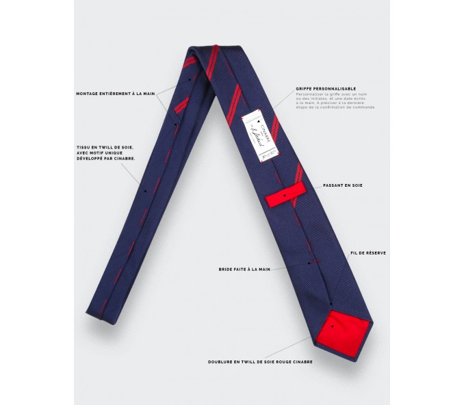 Cinabre Cravate "Lefty"