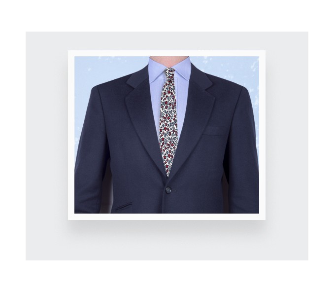 Cinabre Cravate Liberty Cinabre