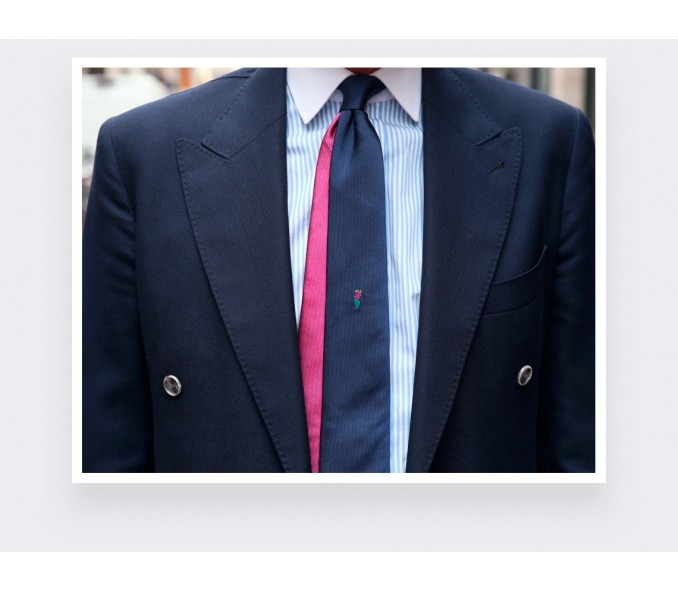 Cinabre Cravate "Long John"