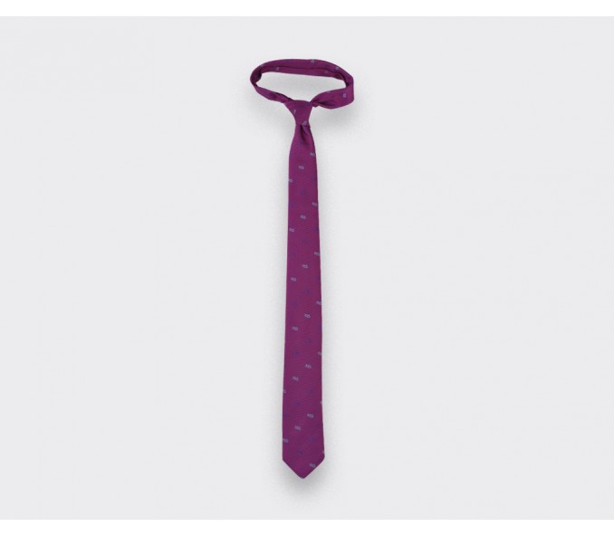 Cinabre Cravate Luge Fuchsia
